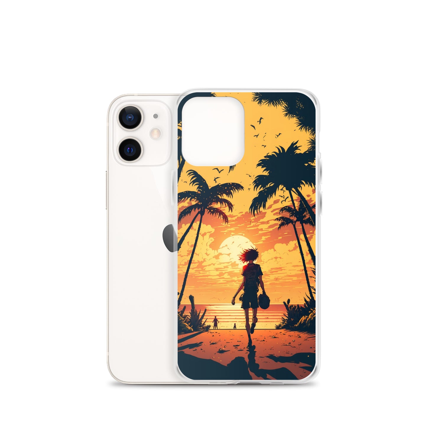 iPhone Case - Sunset Beachgoer