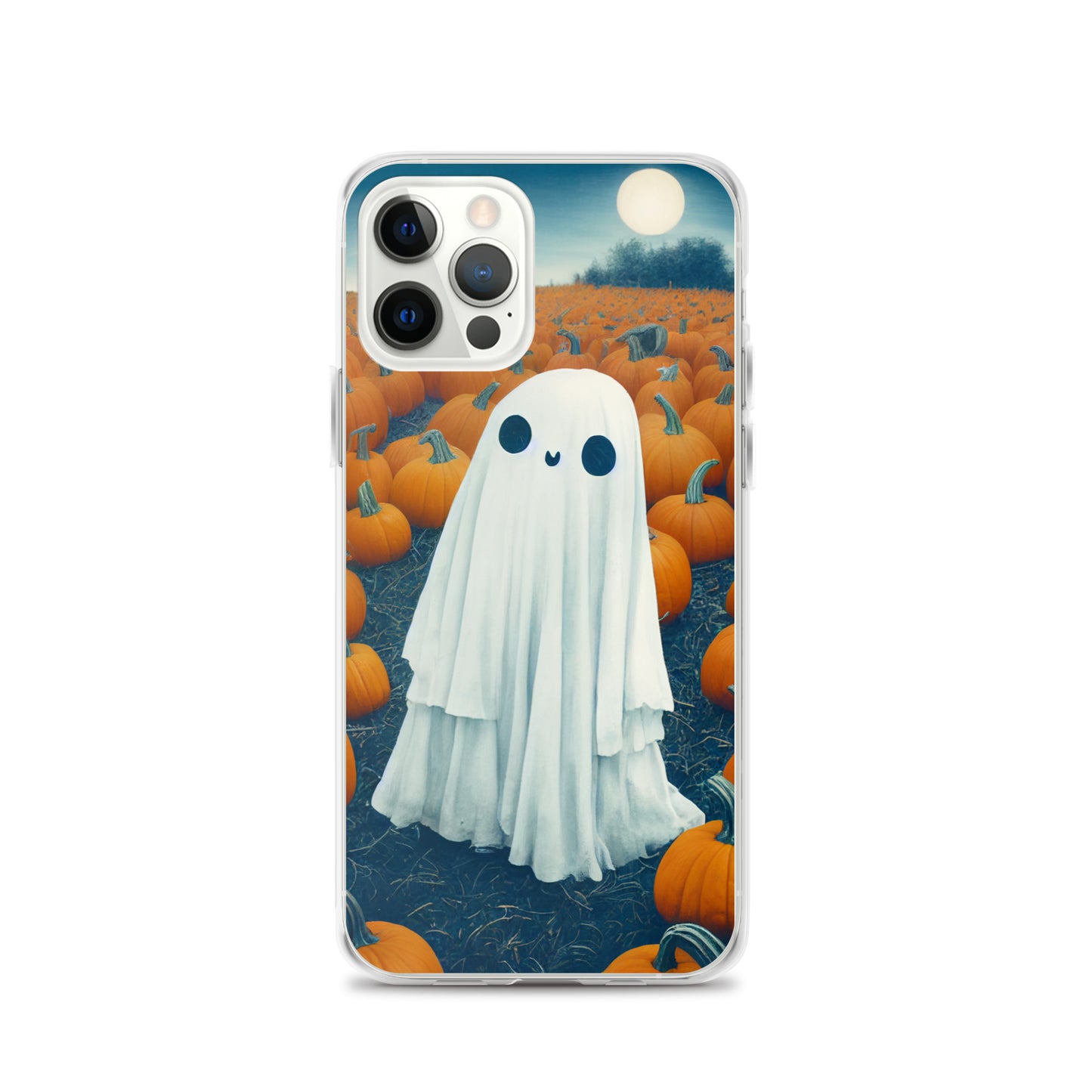 iPhone Case - Halloween Ghost in the Pumpkin Patch