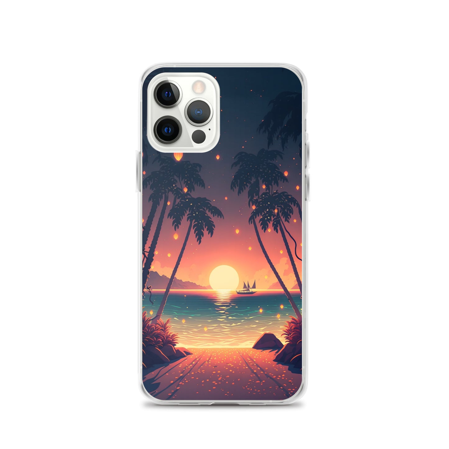 iPhone Case - Dancing Lights at Sunset