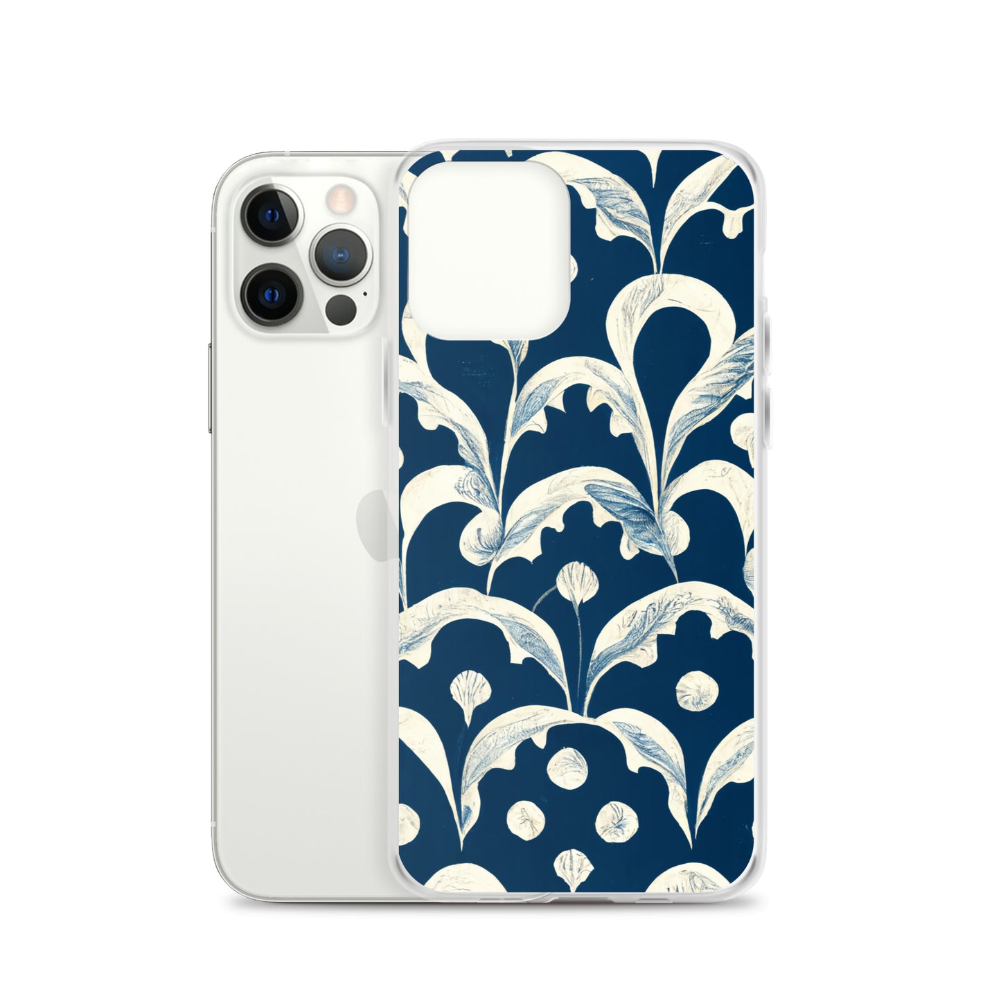 iPhone Case - Leaves on Blue