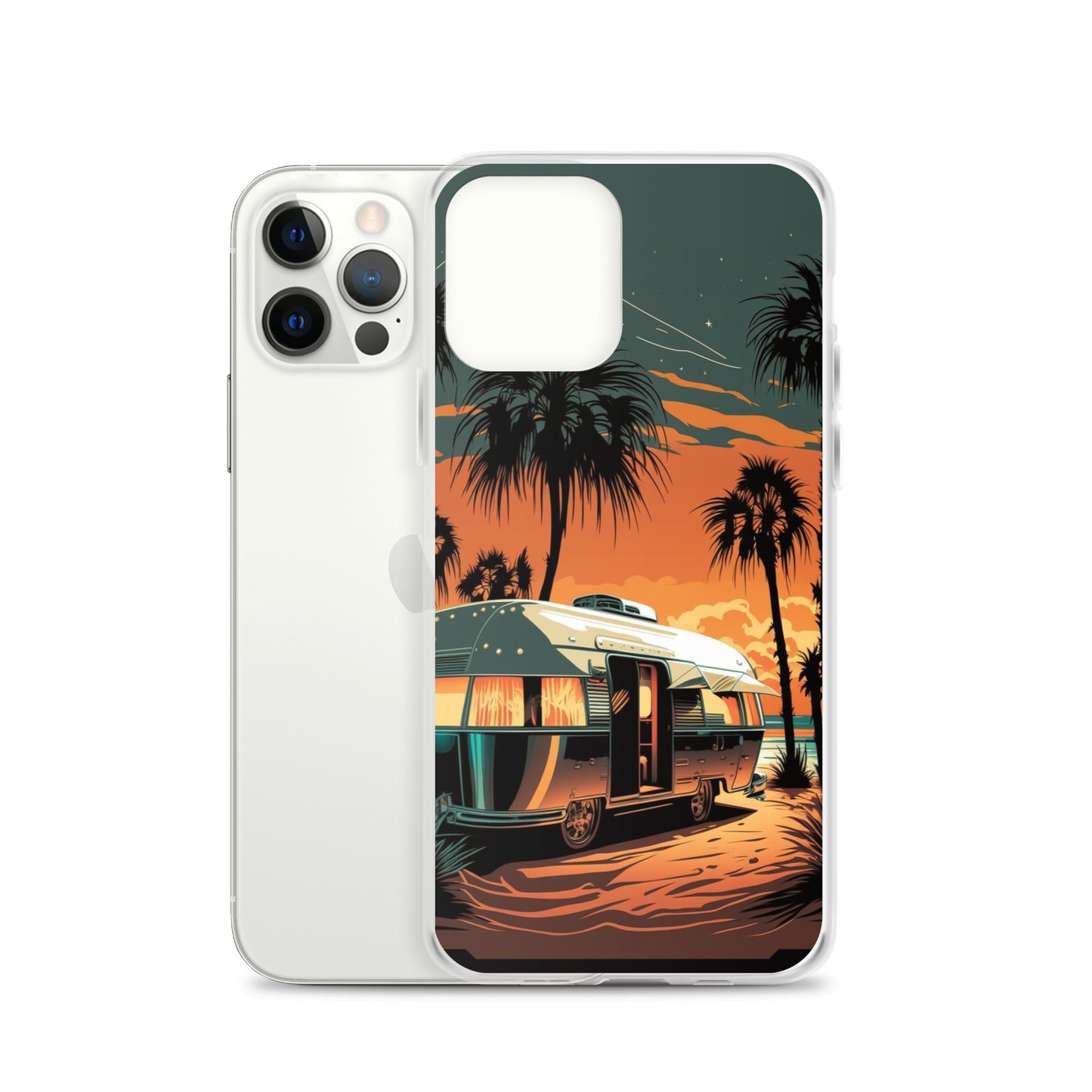 iPhone Case - Silver Beach Camper