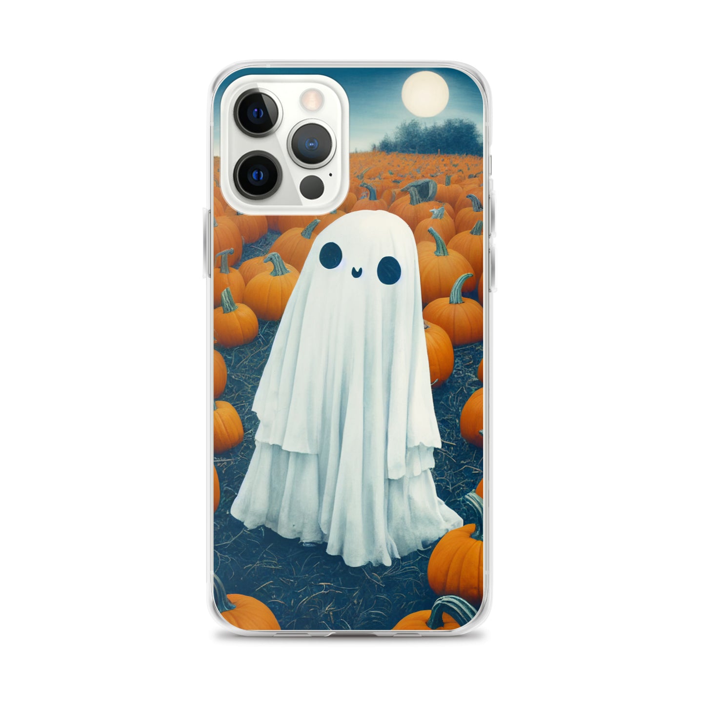 iPhone Case - Halloween Ghost in the Pumpkin Patch