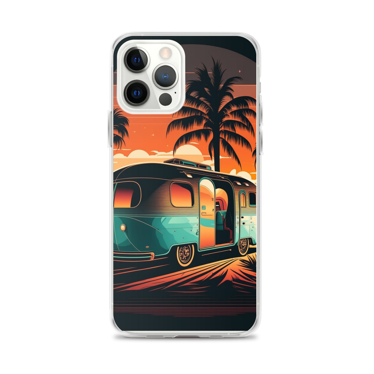 iPhone Case - Turquoise Camper at Beach Sunset
