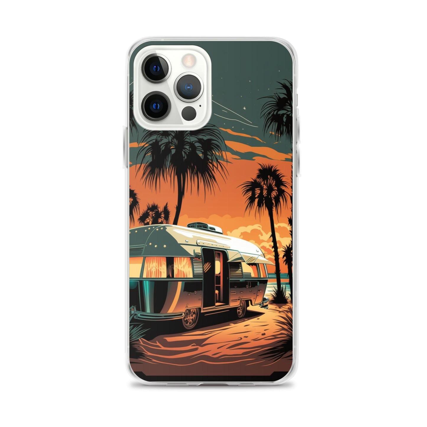 iPhone Case - Silver Beach Camper