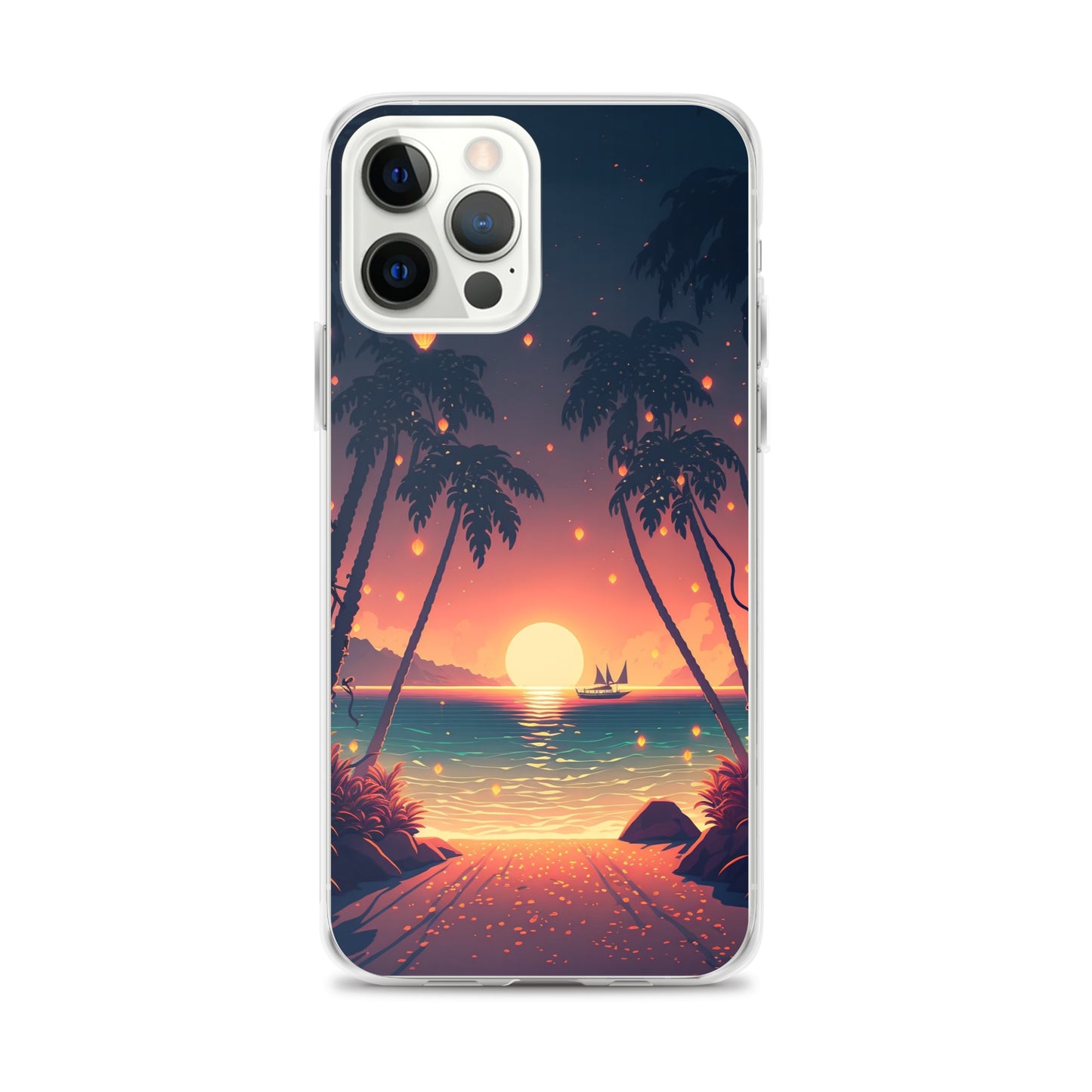 iPhone Case - Dancing Lights at Sunset