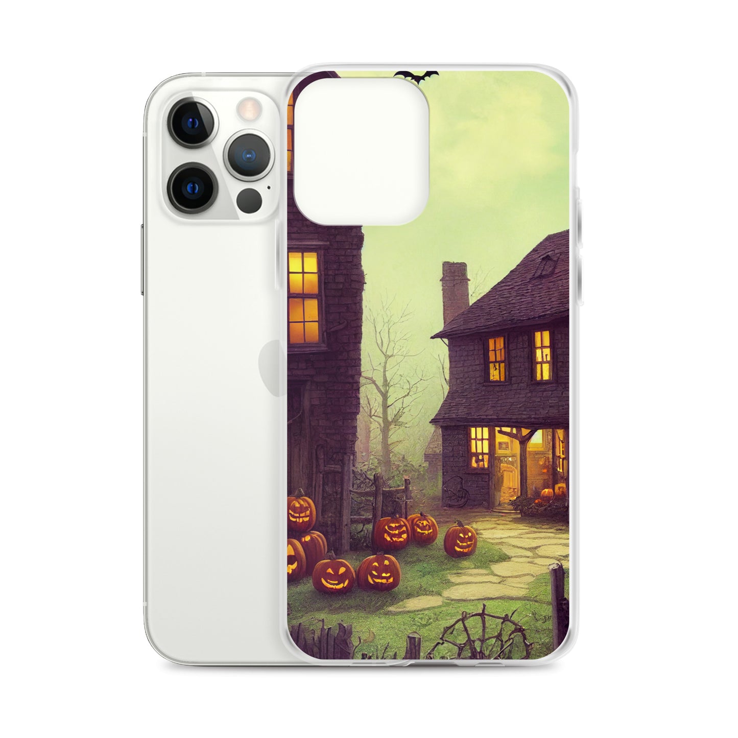 iPhone Case - Halloween Pumpkin Cottages