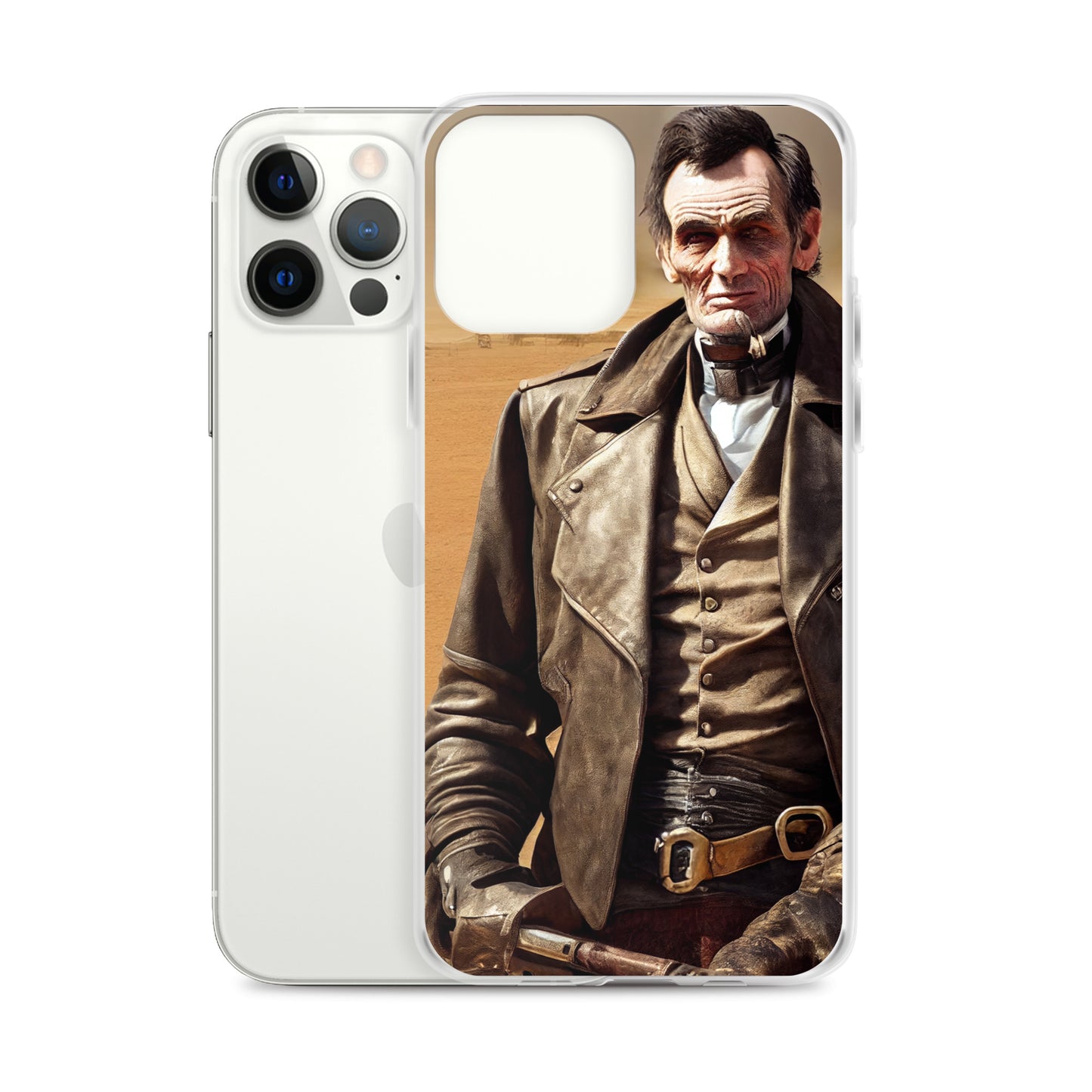 iPhone Case - Abe Lincoln Desert Gunslinger