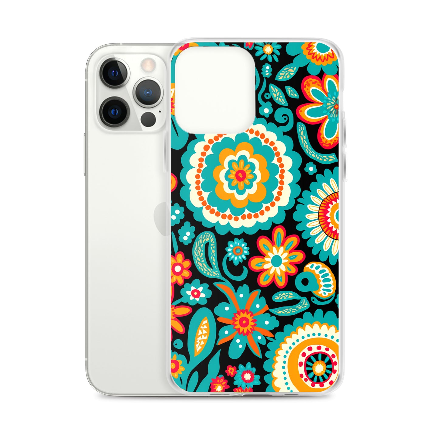iPhone Case - Turquoise Floral