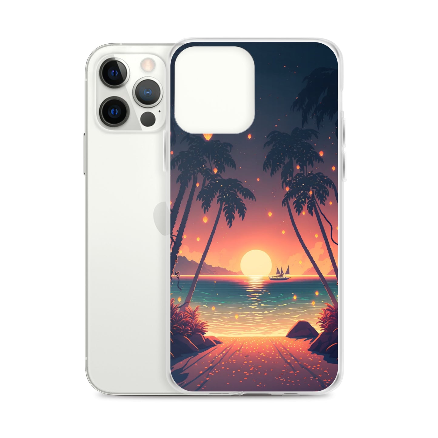 iPhone Case - Dancing Lights at Sunset