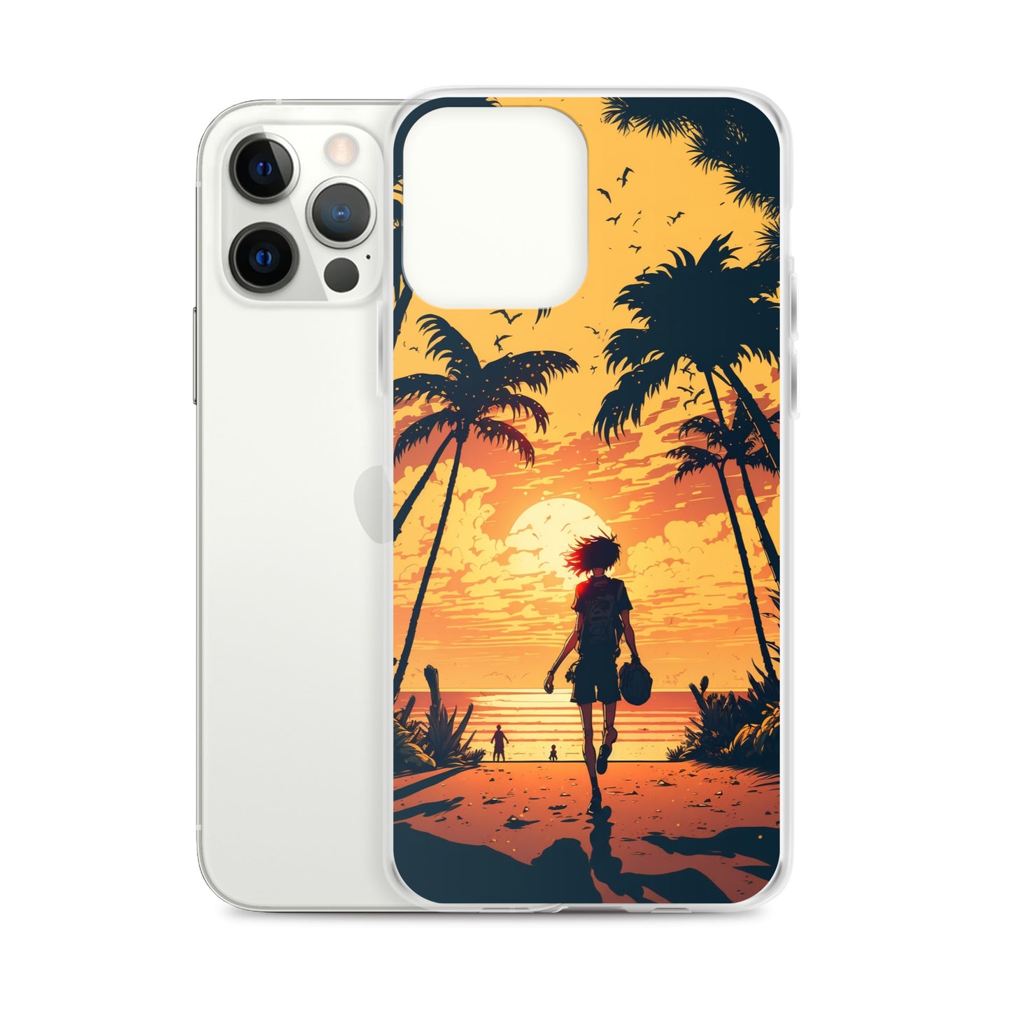 iPhone Case - Sunset Beachgoer