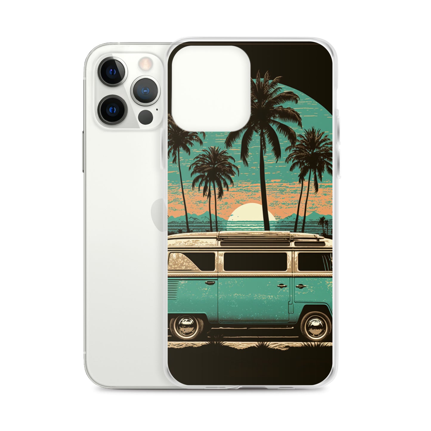 iPhone Case - Teal Beach Camper