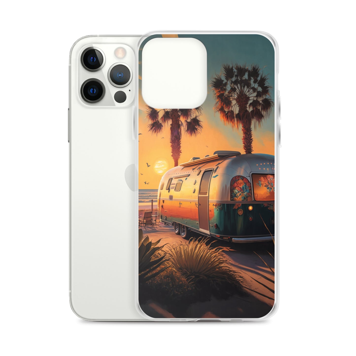 iPhone Case - Sunset Beach Camper