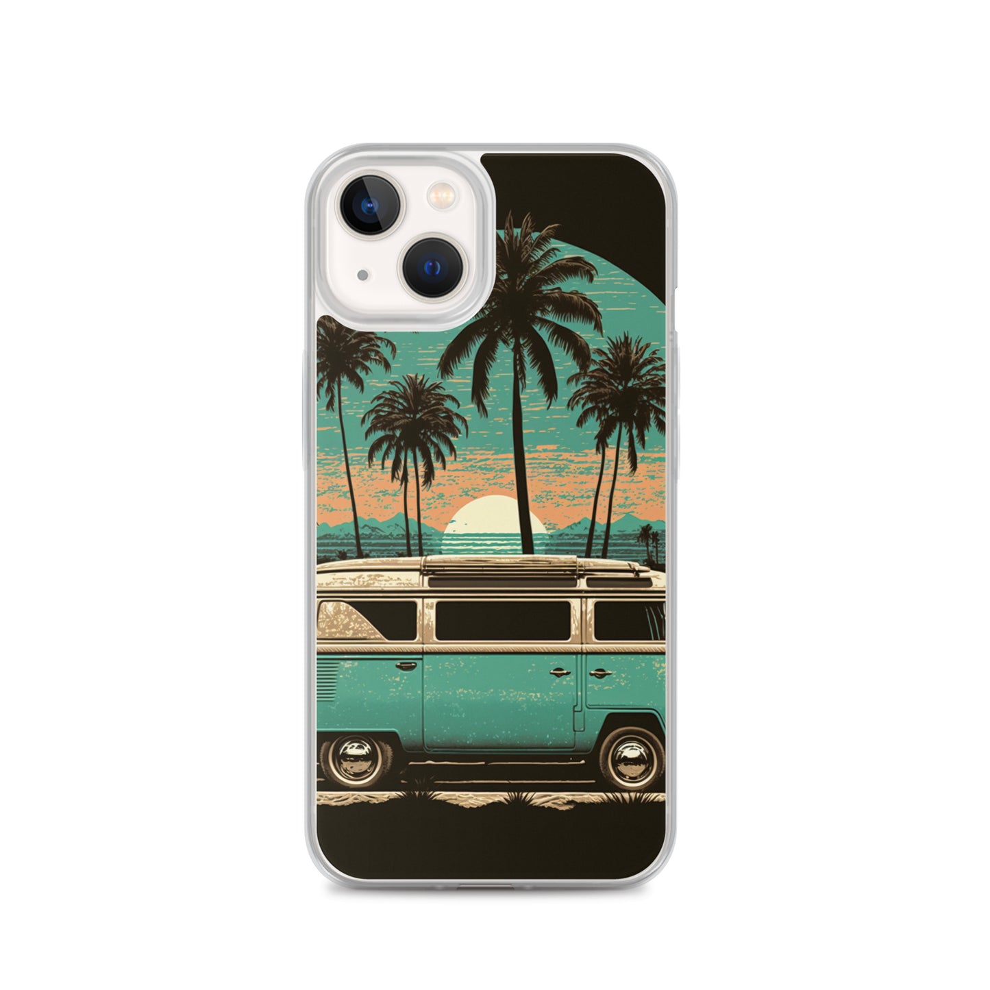 iPhone Case - Teal Beach Camper
