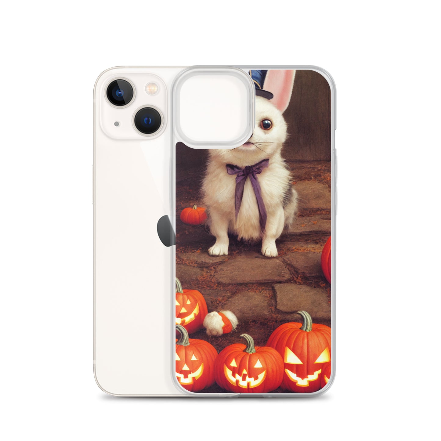 iPhone Case - Halloween Cute Pup with Purple Bow