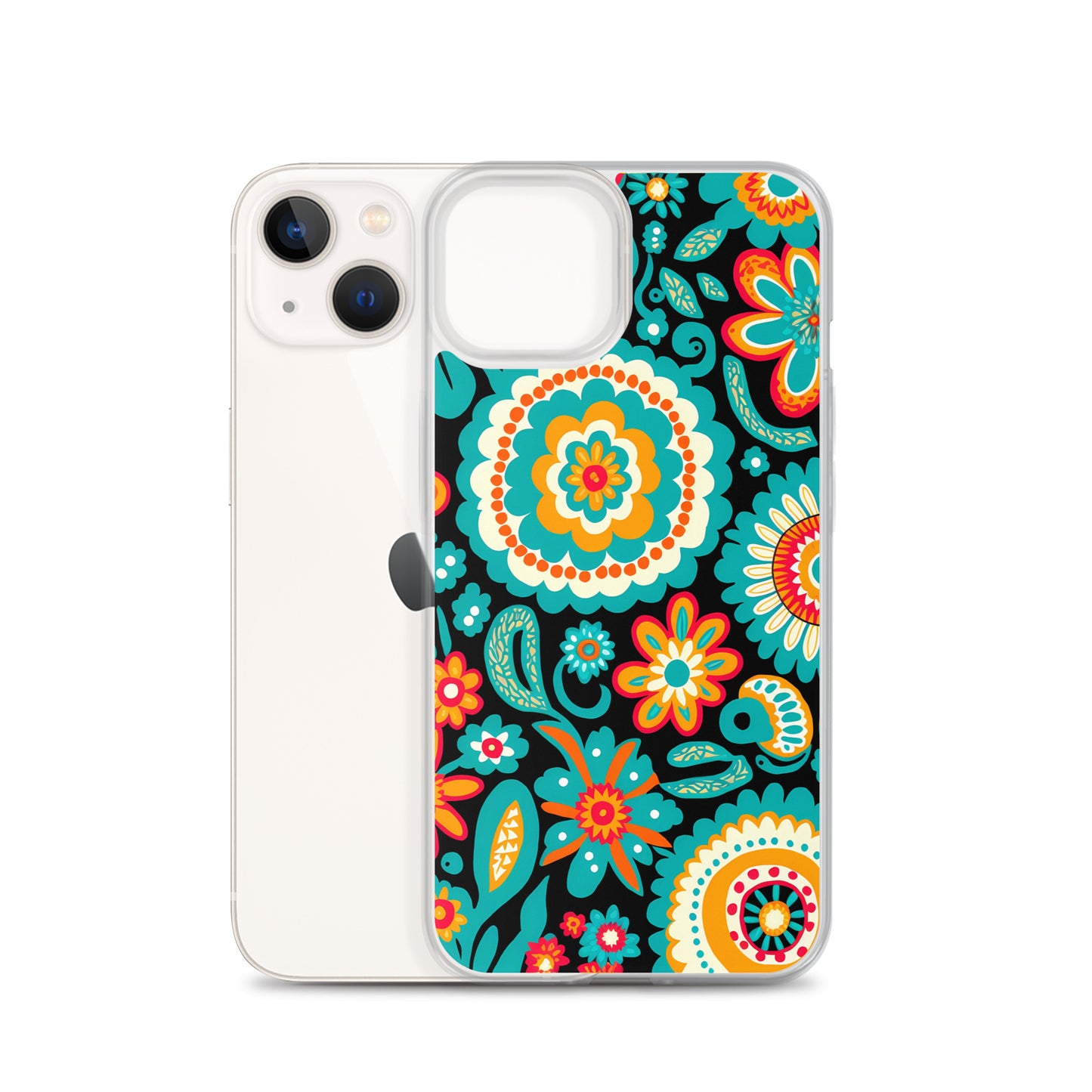 iPhone Case - Turquoise Floral