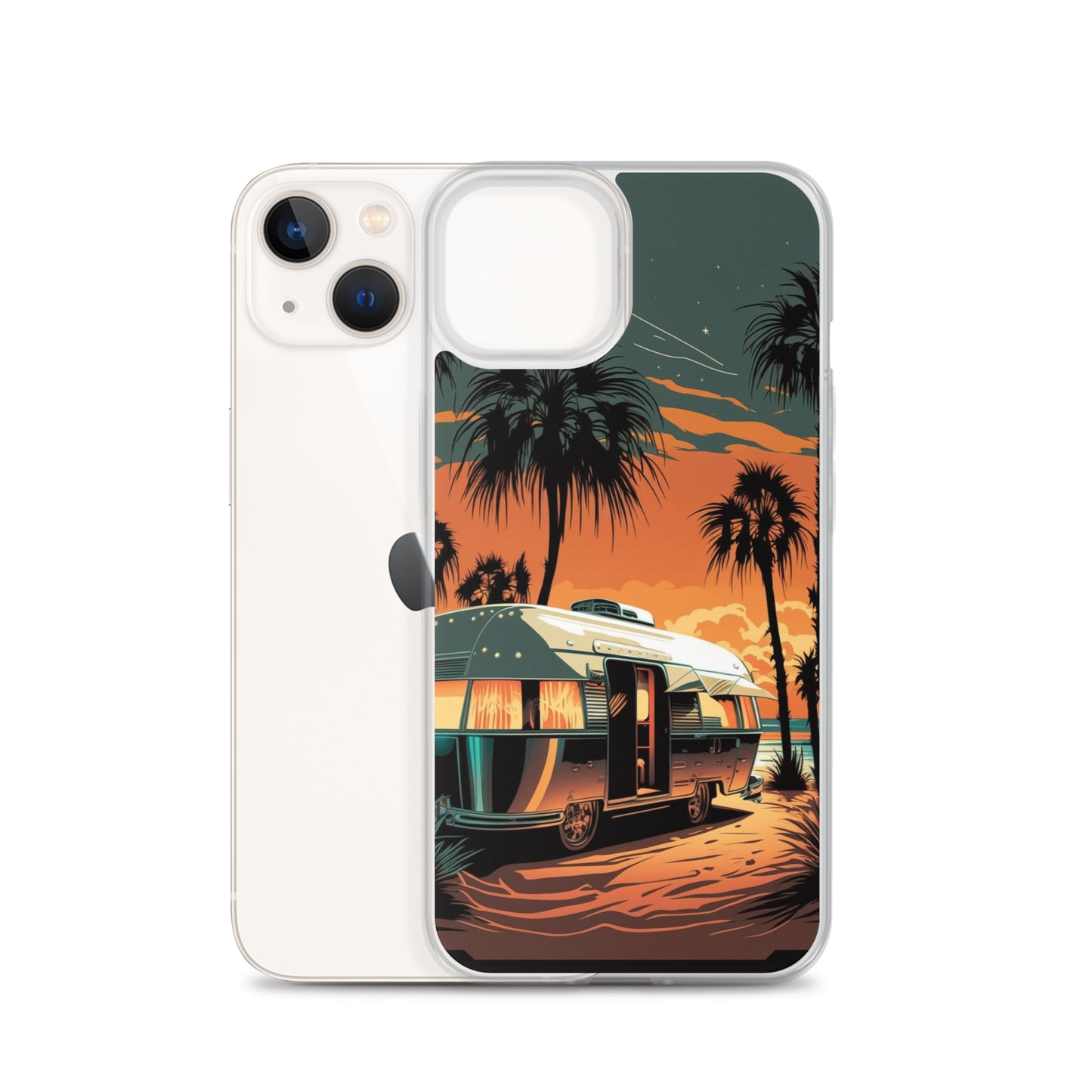iPhone Case - Silver Beach Camper