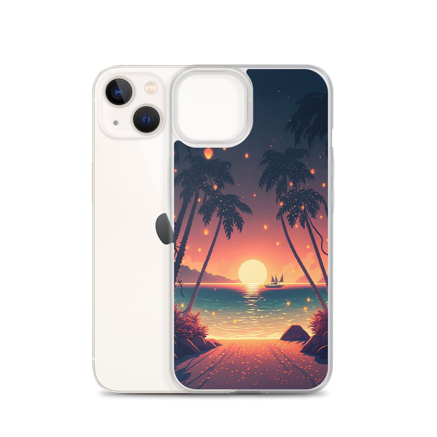 iPhone Case - Dancing Lights at Sunset