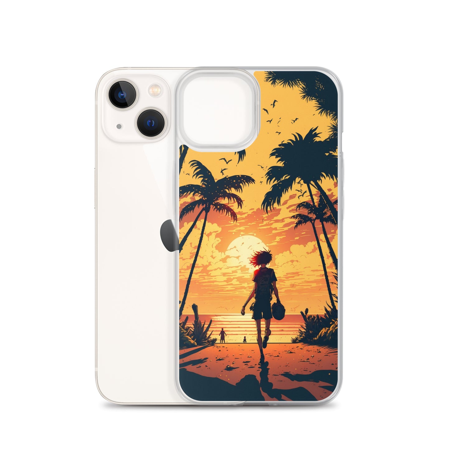 iPhone Case - Sunset Beachgoer