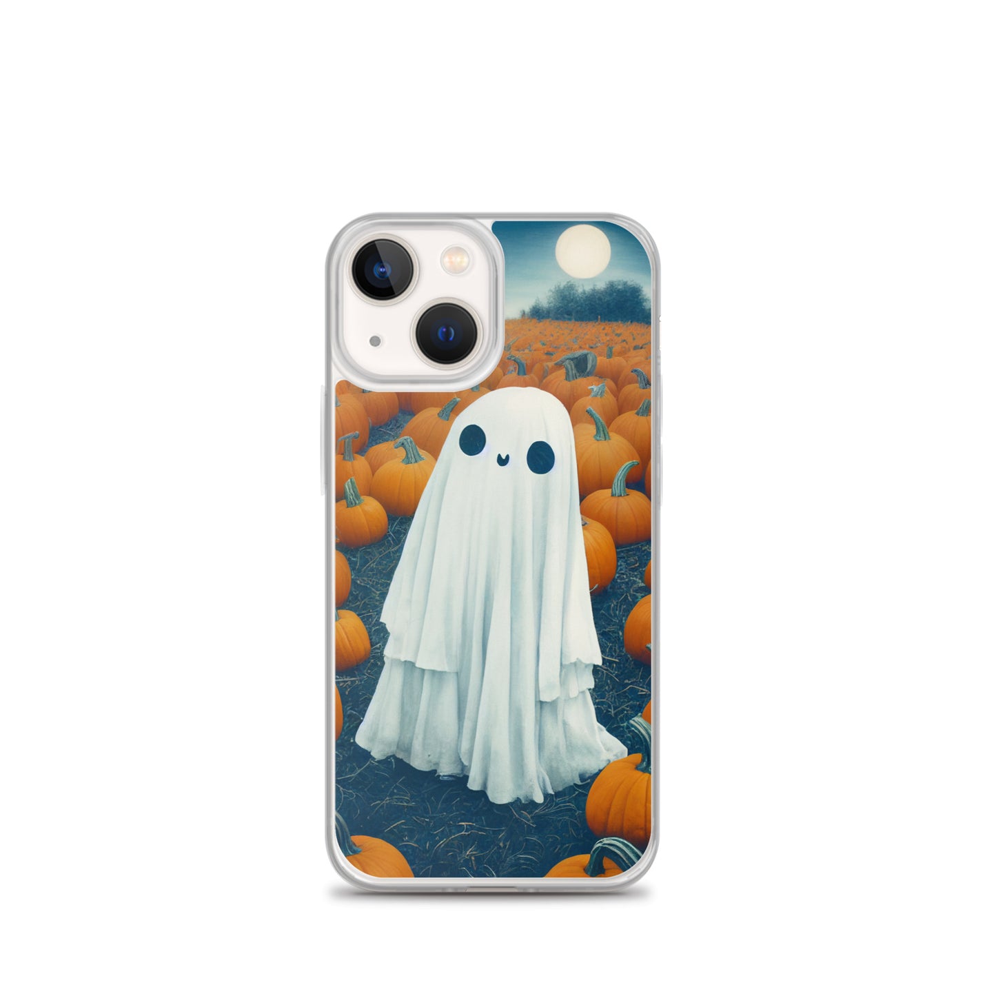 iPhone Case - Halloween Ghost in the Pumpkin Patch