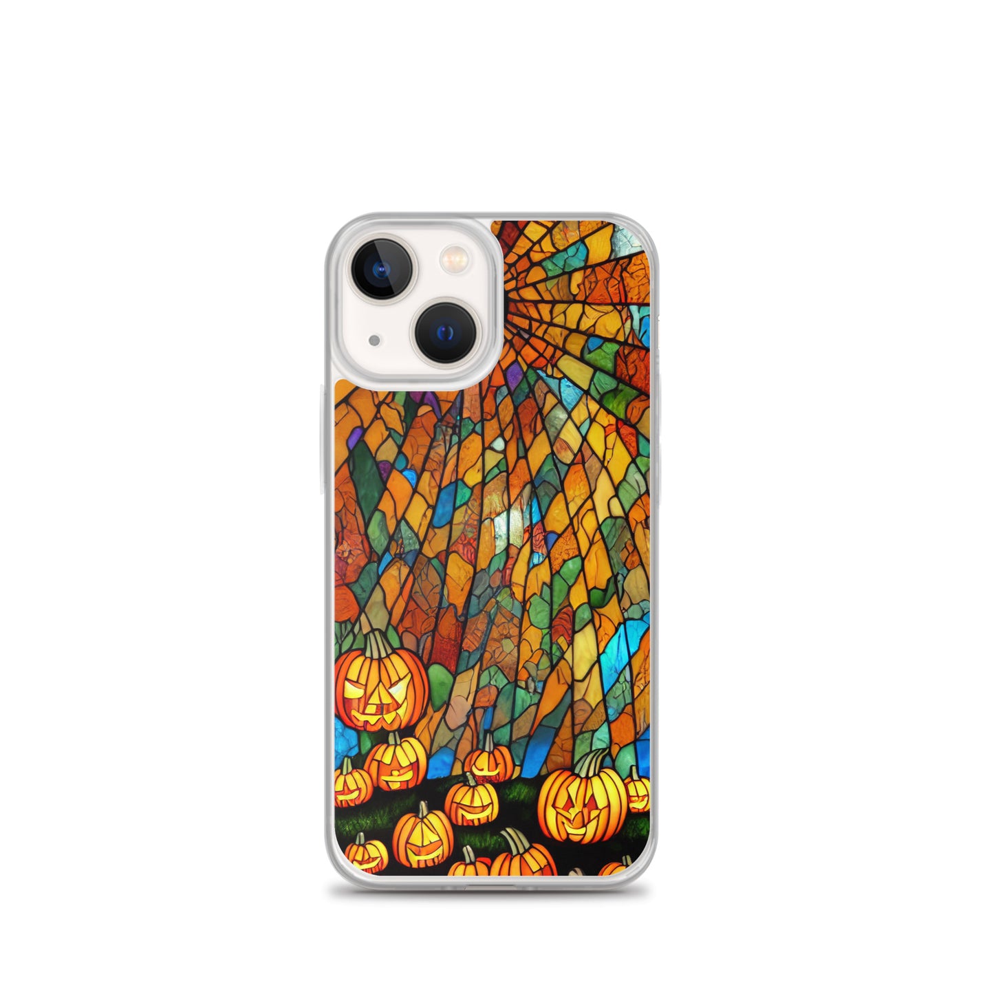 iPhone Case - Halloween Stained Glass Jack-o-Lanterns