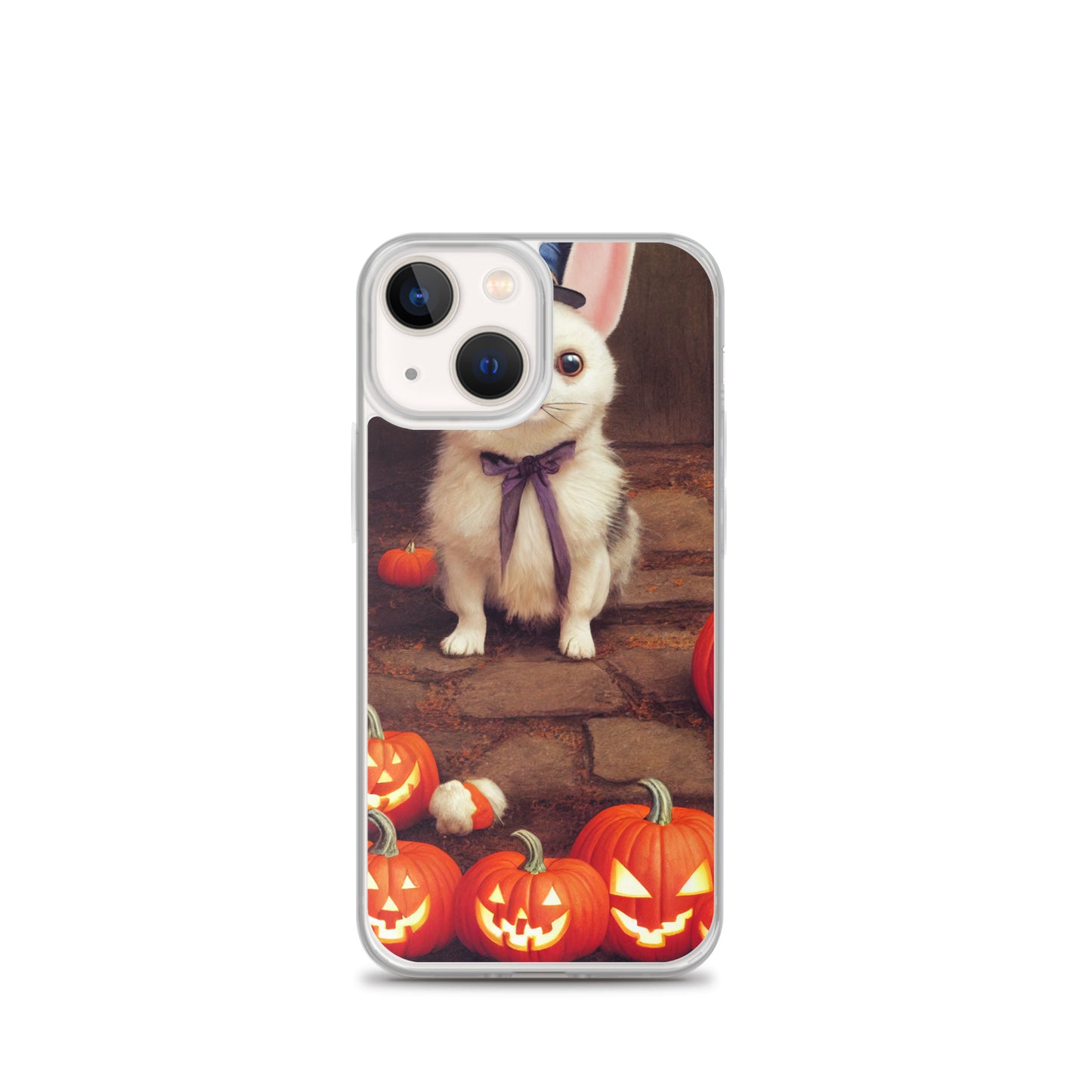iPhone Case - Halloween Cute Pup with Purple Bow