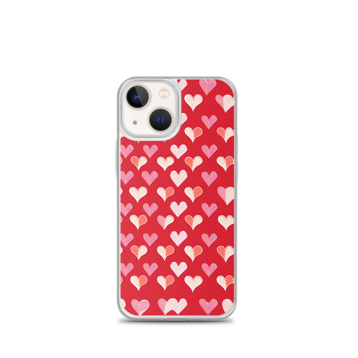 iPhone Case - Red and Pink Hearts