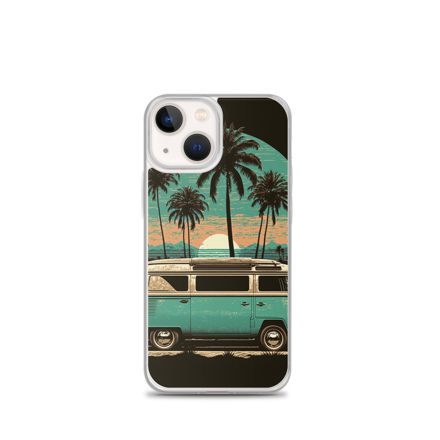 iPhone Case - Teal Beach Camper
