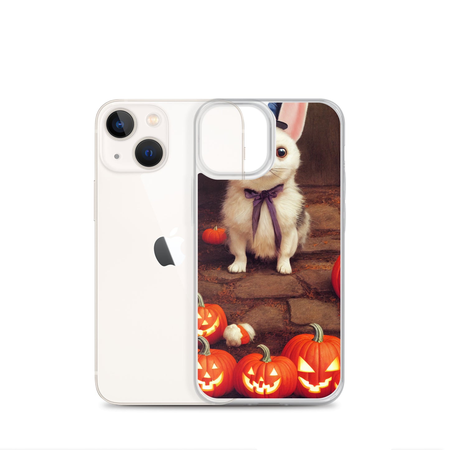 iPhone Case - Halloween Cute Pup with Purple Bow