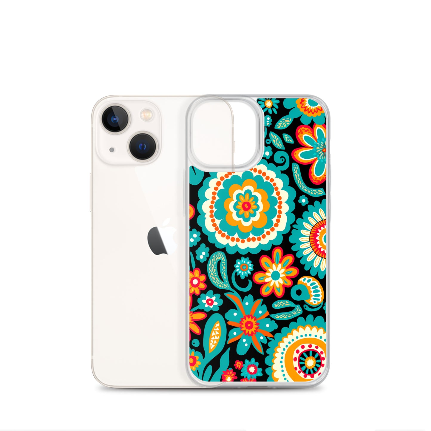 iPhone Case - Turquoise Floral