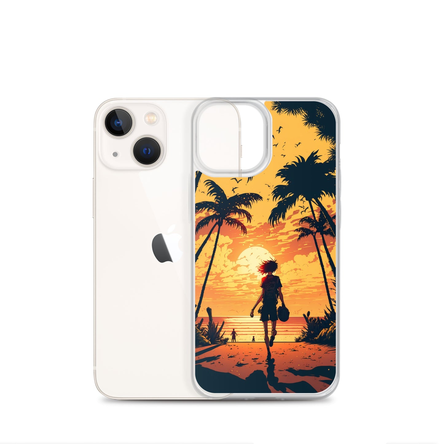 iPhone Case - Sunset Beachgoer