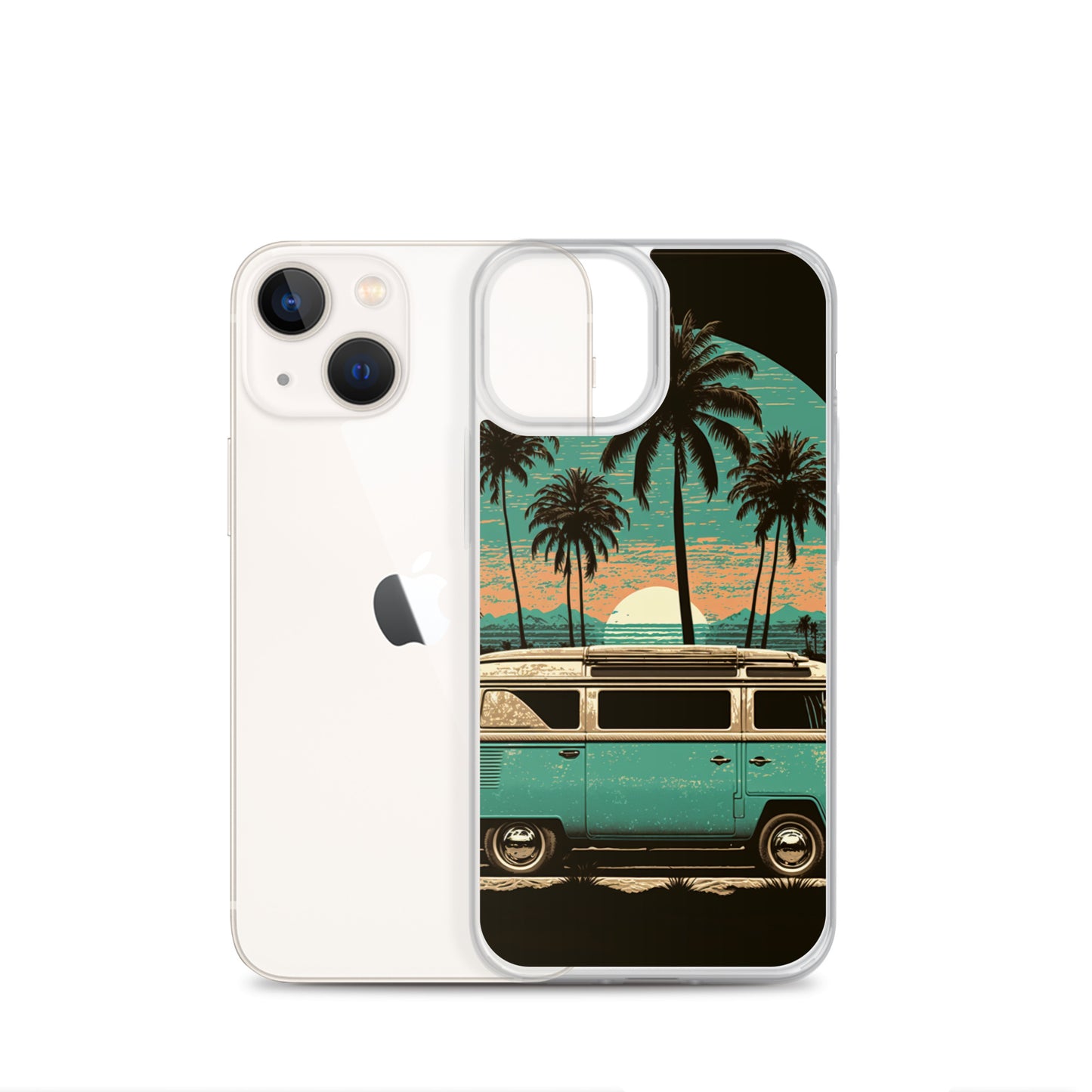 iPhone Case - Teal Beach Camper