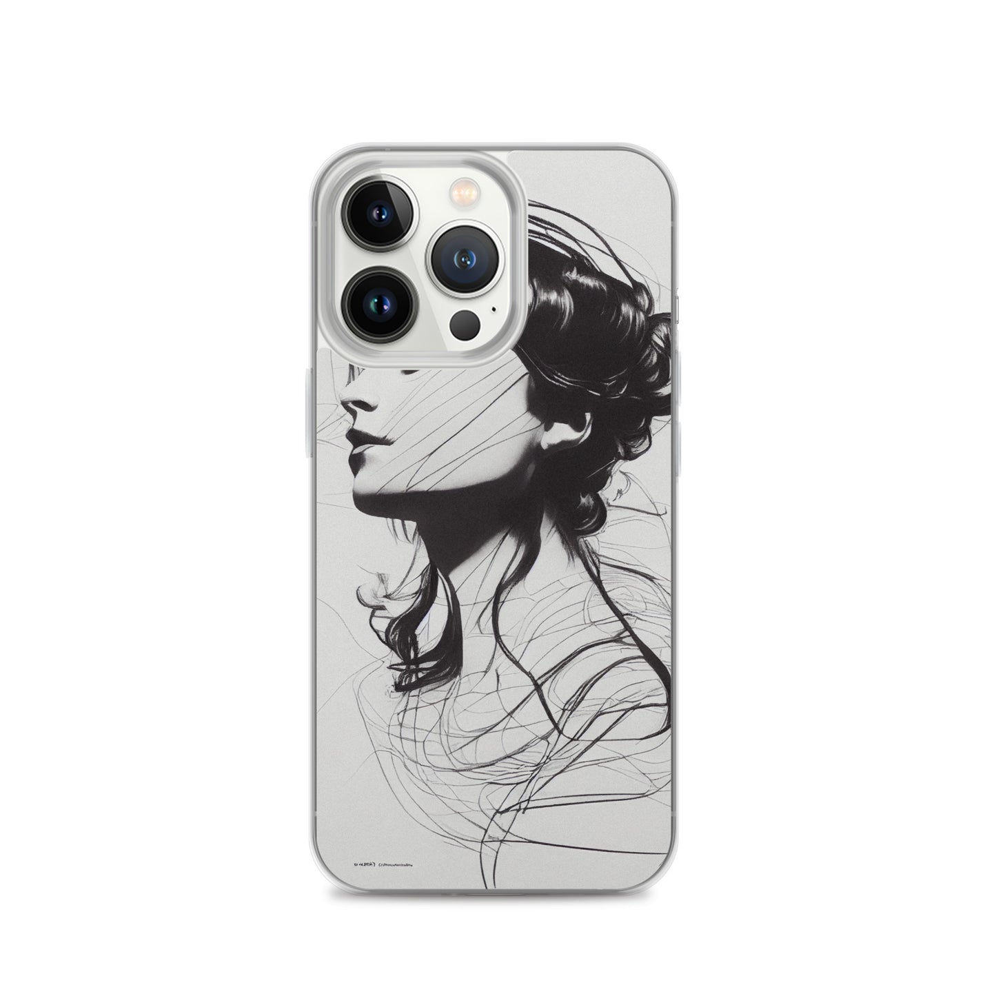 iPhone Case - Line Drawing of Woman's Profile