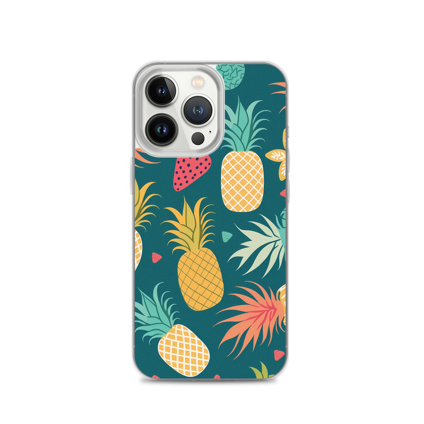 iPhone Case - Pineaples on Aqua