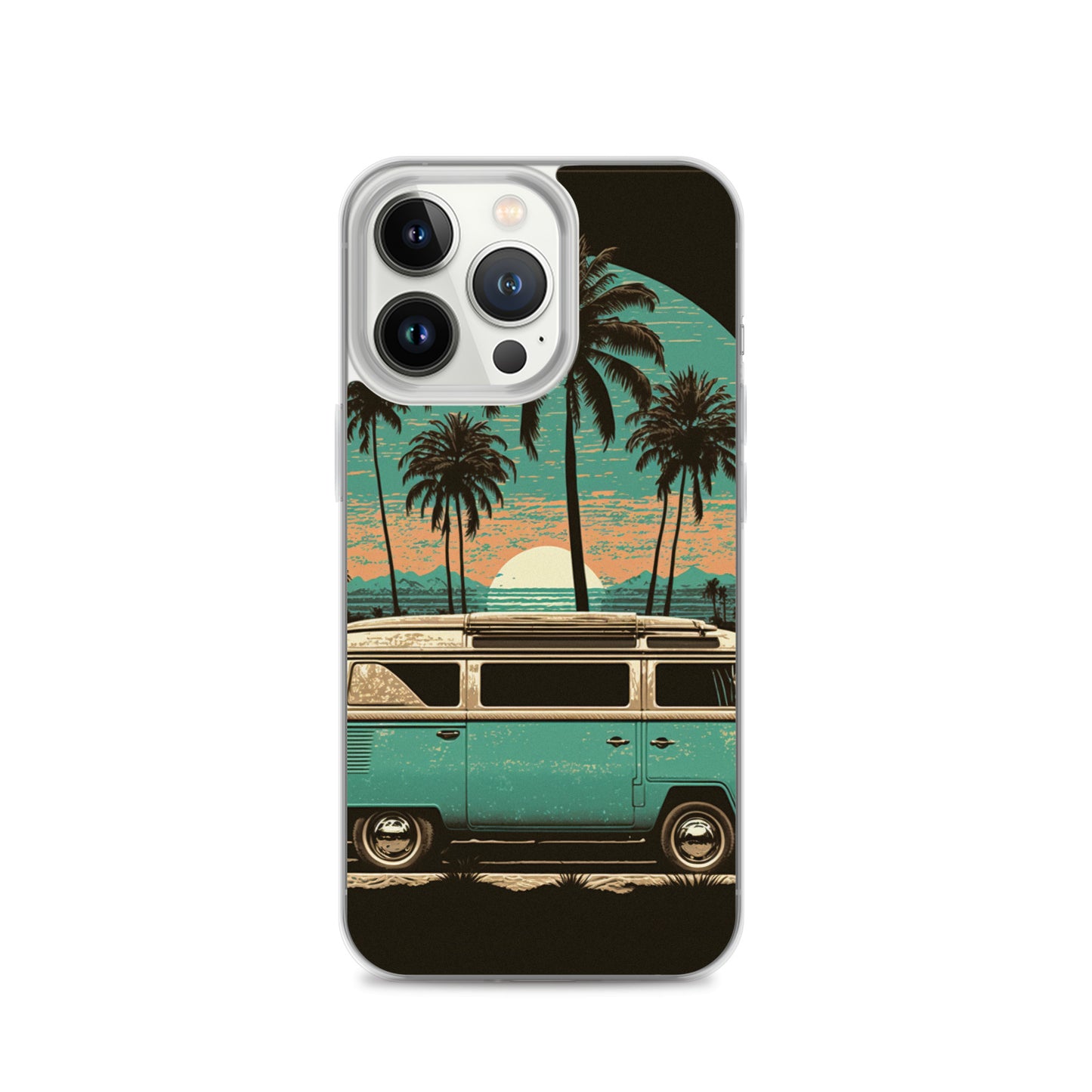 iPhone Case - Teal Beach Camper