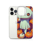iPhone Case - Halloween Ghost Girl in the Pumpkin Patch