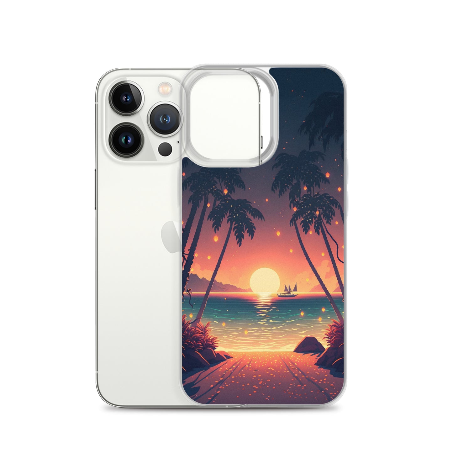 iPhone Case - Dancing Lights at Sunset