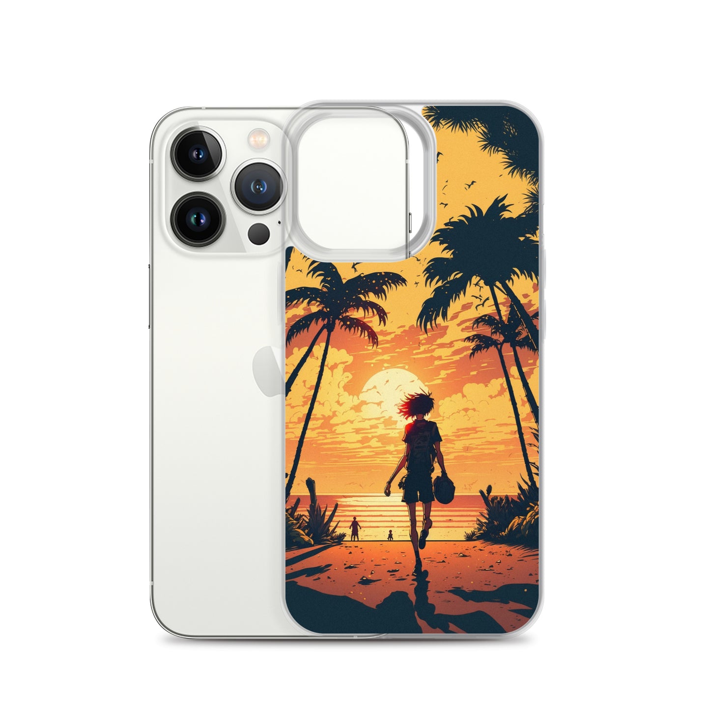 iPhone Case - Sunset Beachgoer