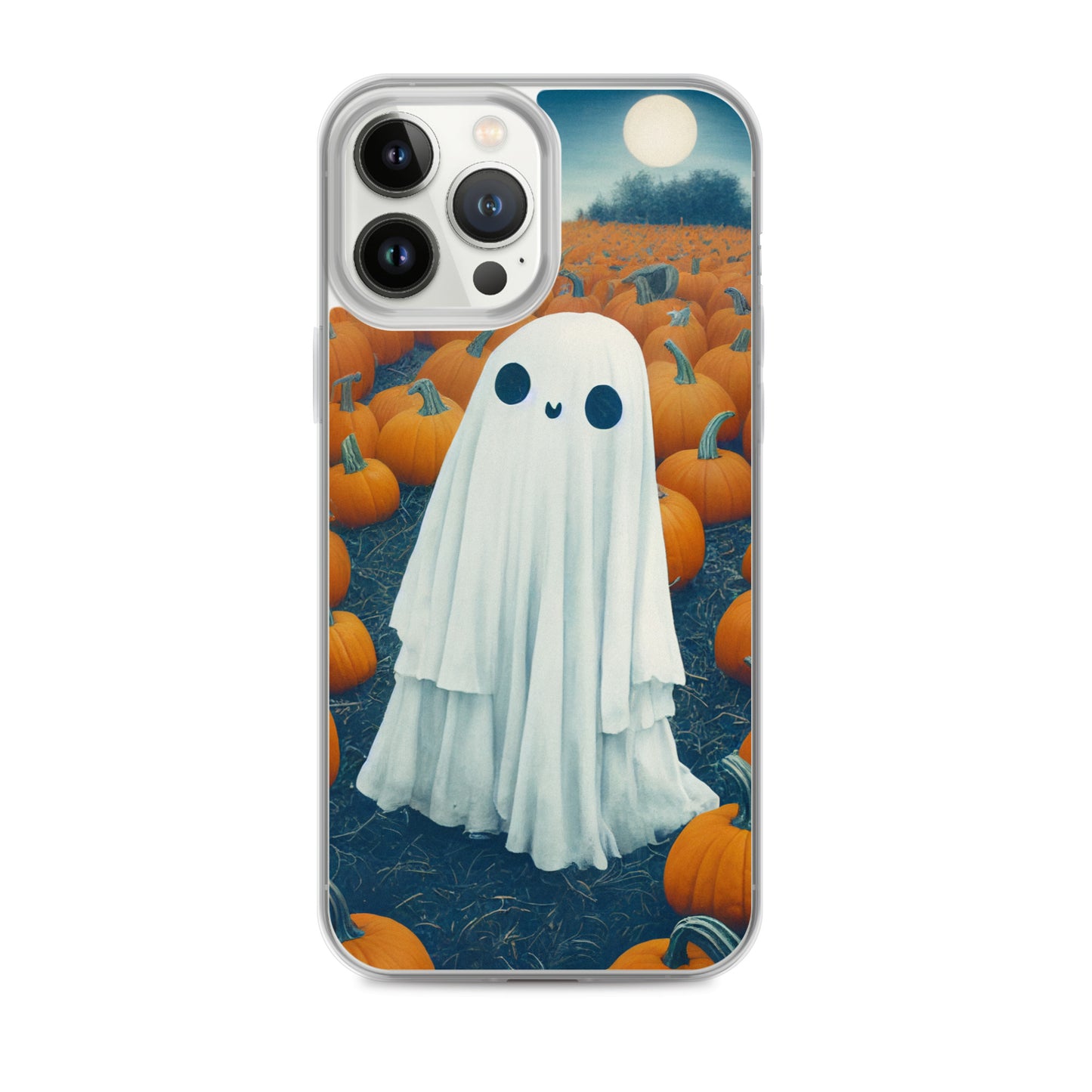 iPhone Case - Halloween Ghost in the Pumpkin Patch