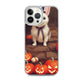 iPhone Case - Halloween Cute Pup with Purple Bow
