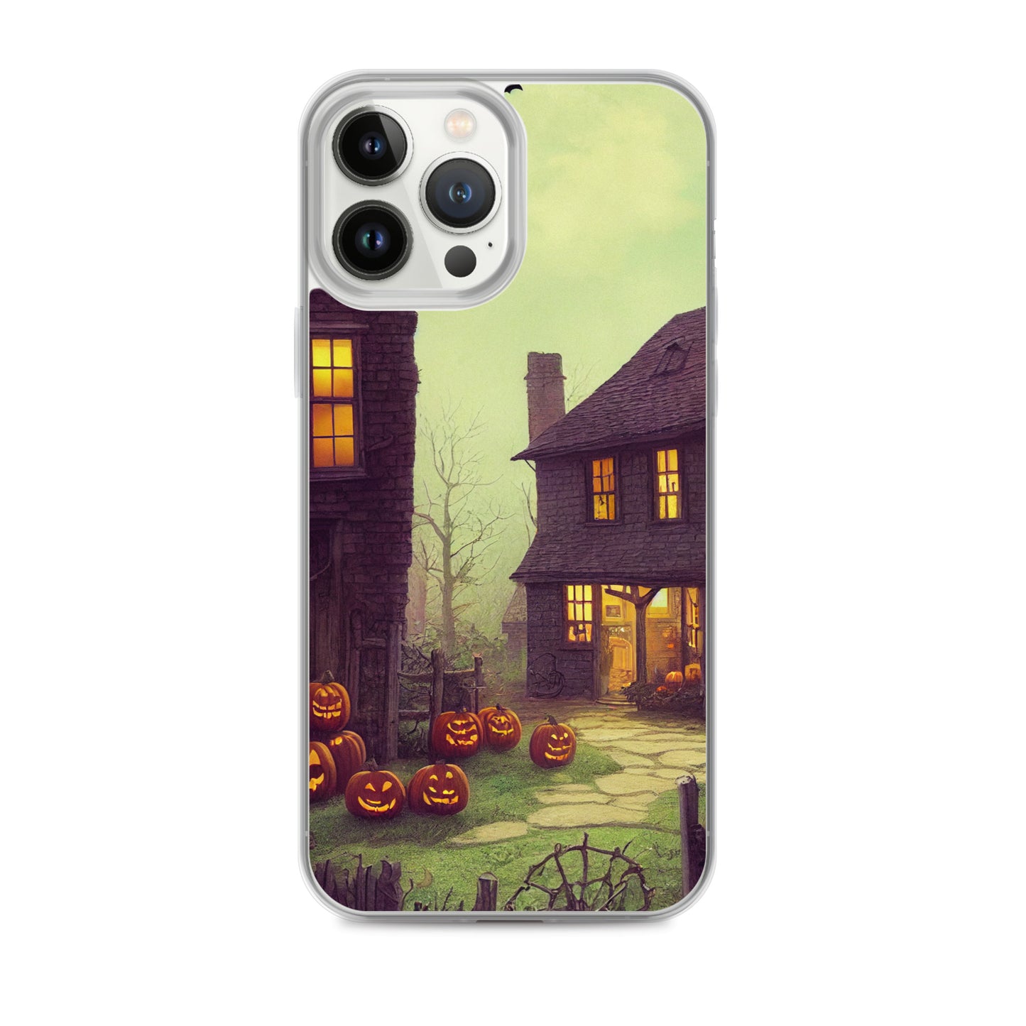 iPhone Case - Halloween Pumpkin Cottages