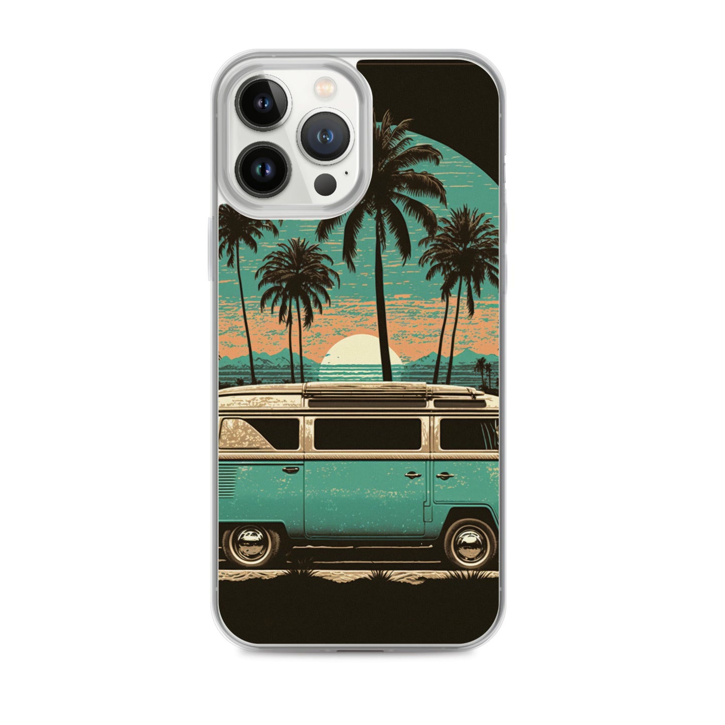 iPhone Case - Teal Beach Camper