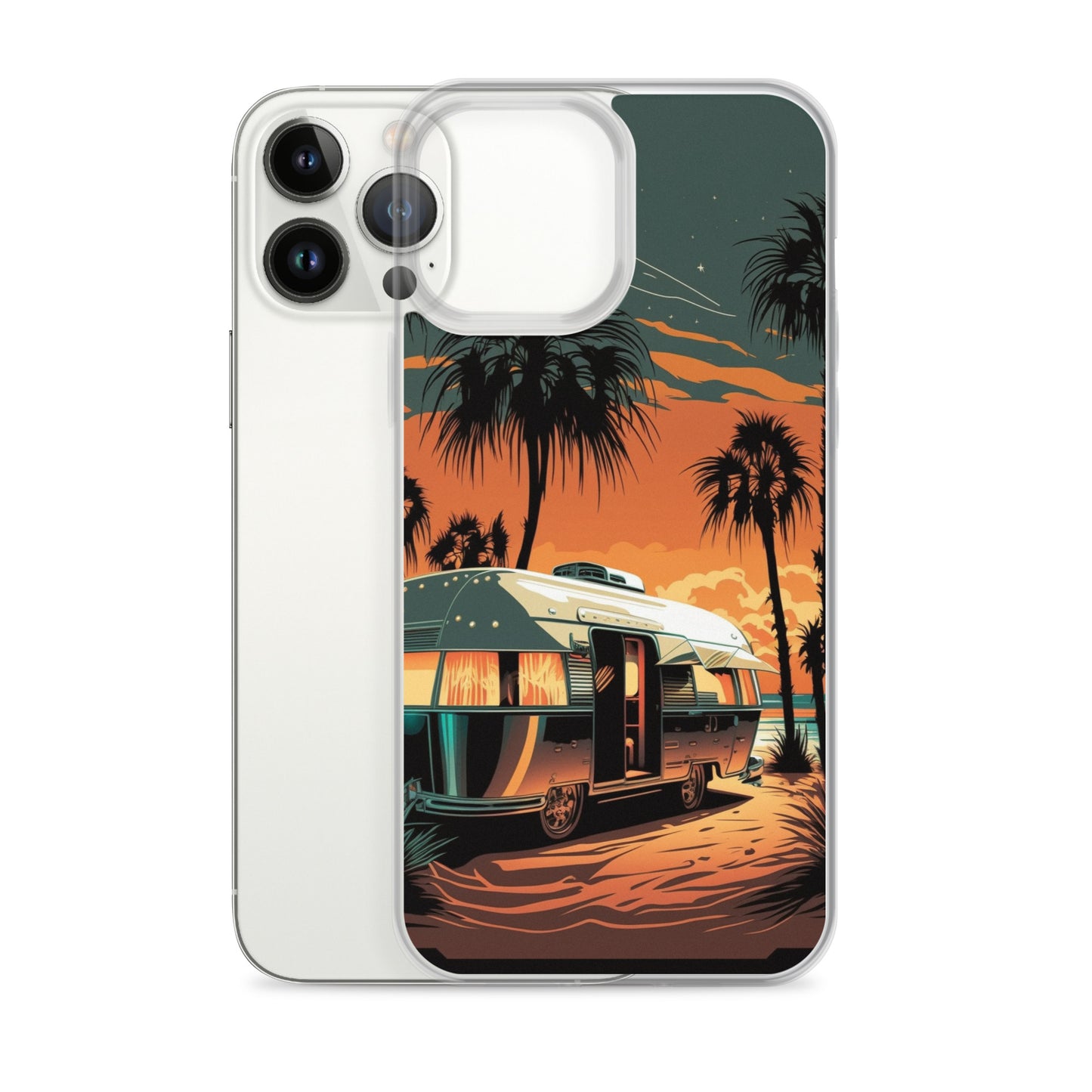 iPhone Case - Silver Beach Camper