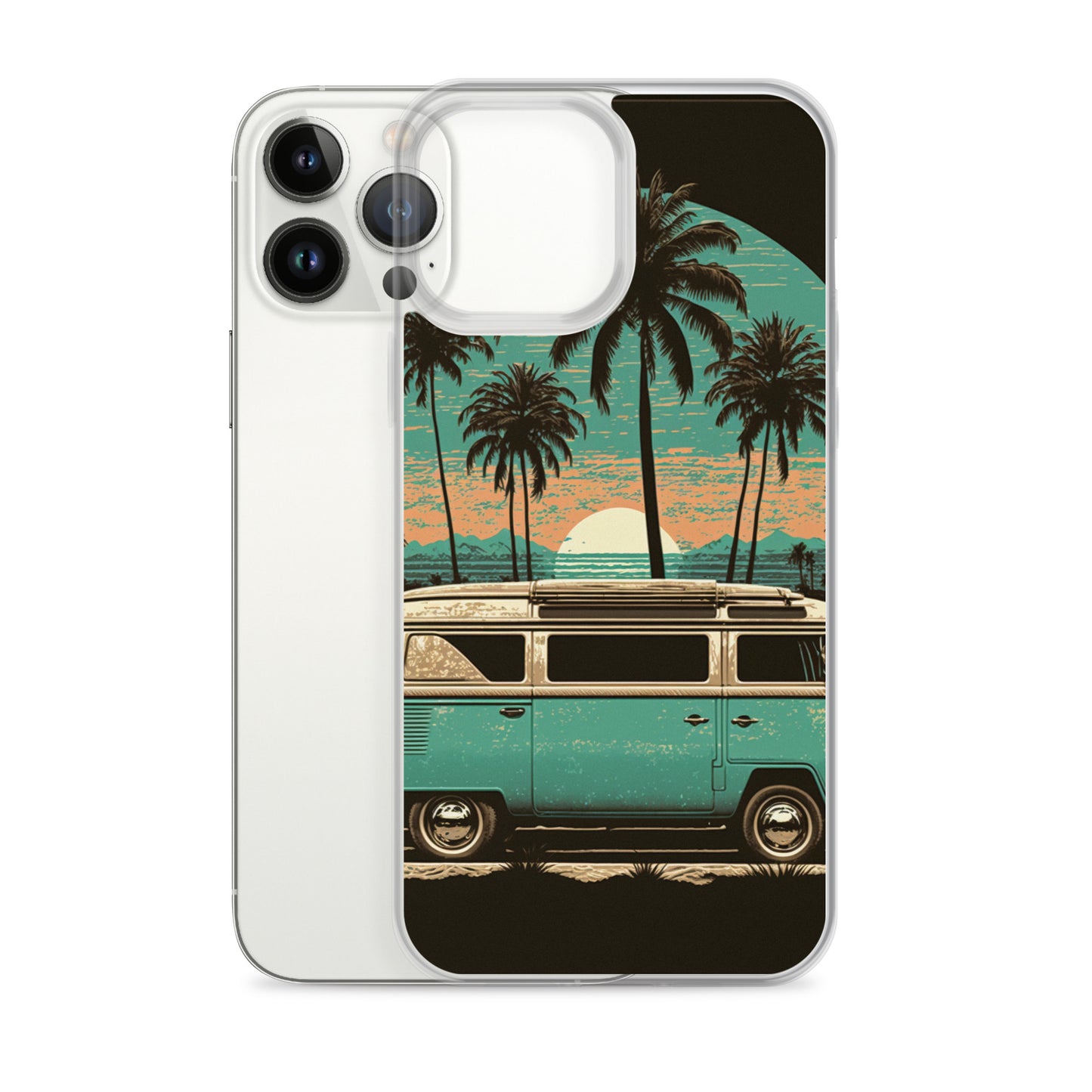 iPhone Case - Teal Beach Camper
