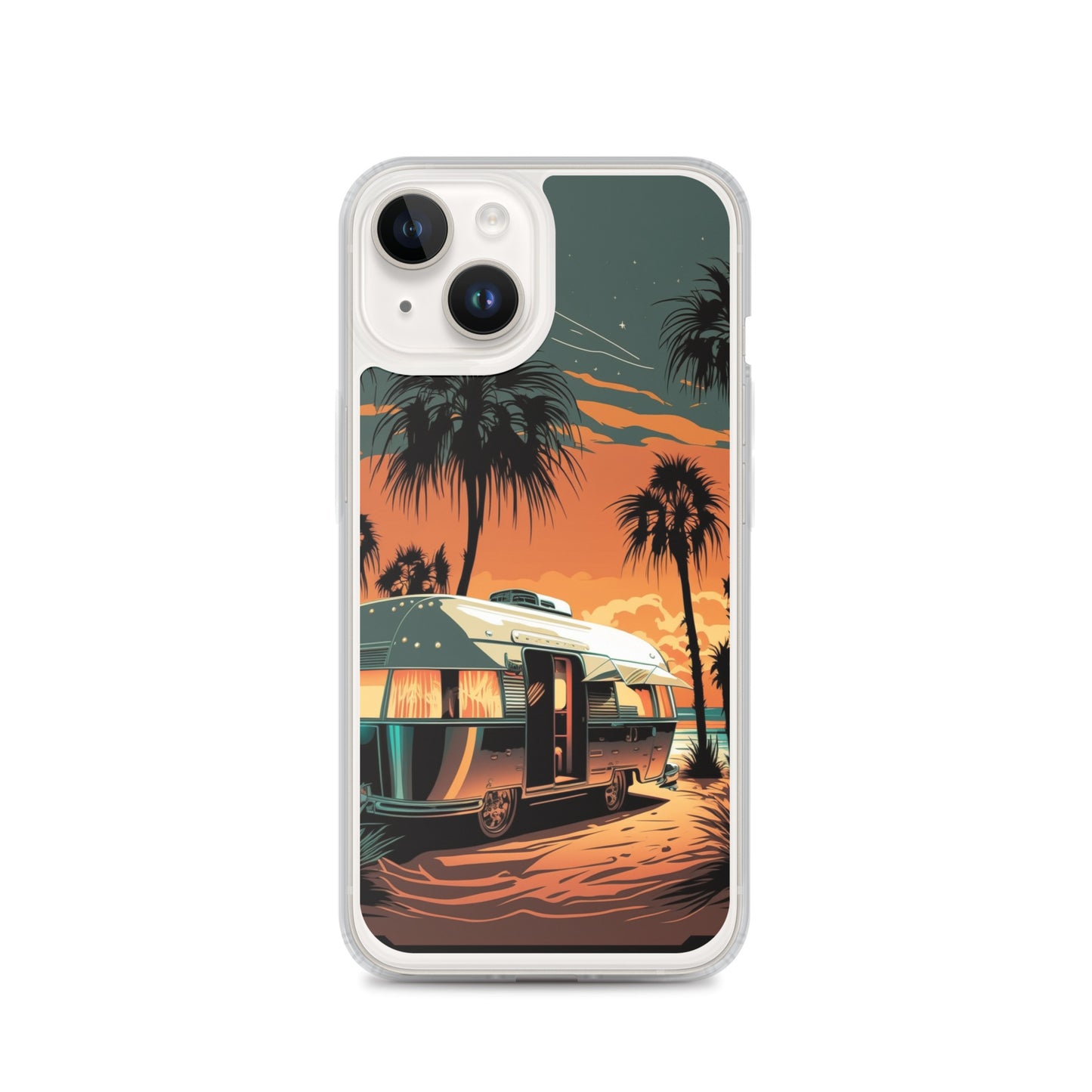 iPhone Case - Silver Beach Camper
