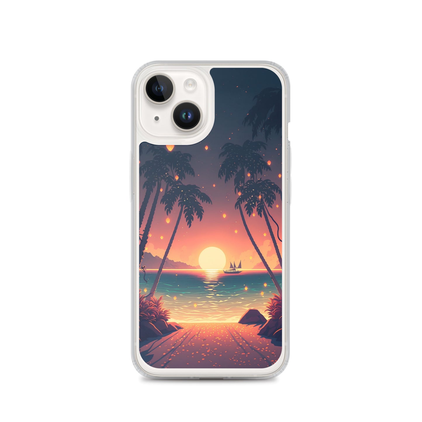 iPhone Case - Dancing Lights at Sunset