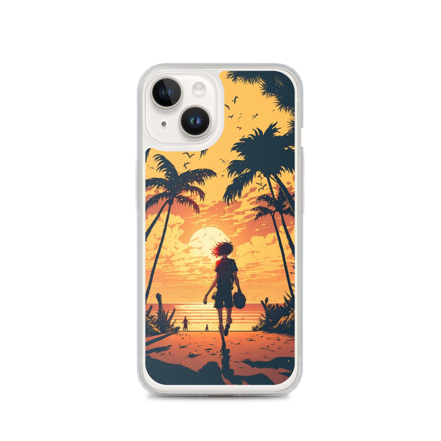 iPhone Case - Sunset Beachgoer