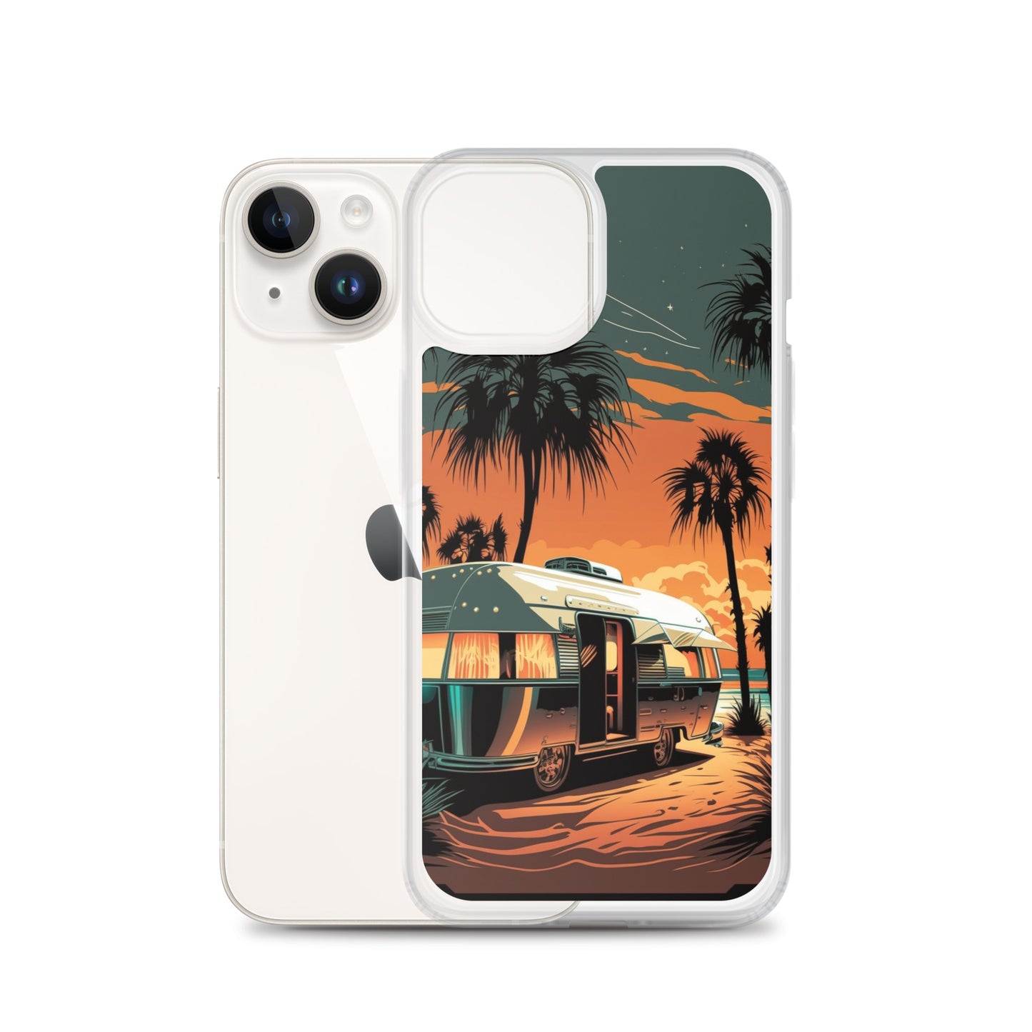iPhone Case - Silver Beach Camper