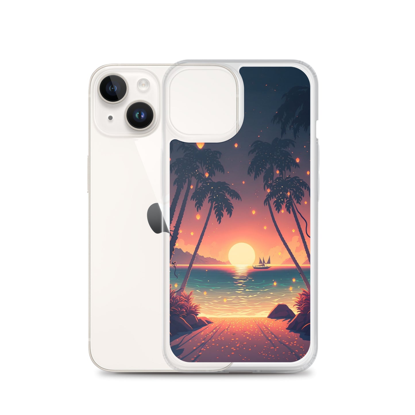 iPhone Case - Dancing Lights at Sunset