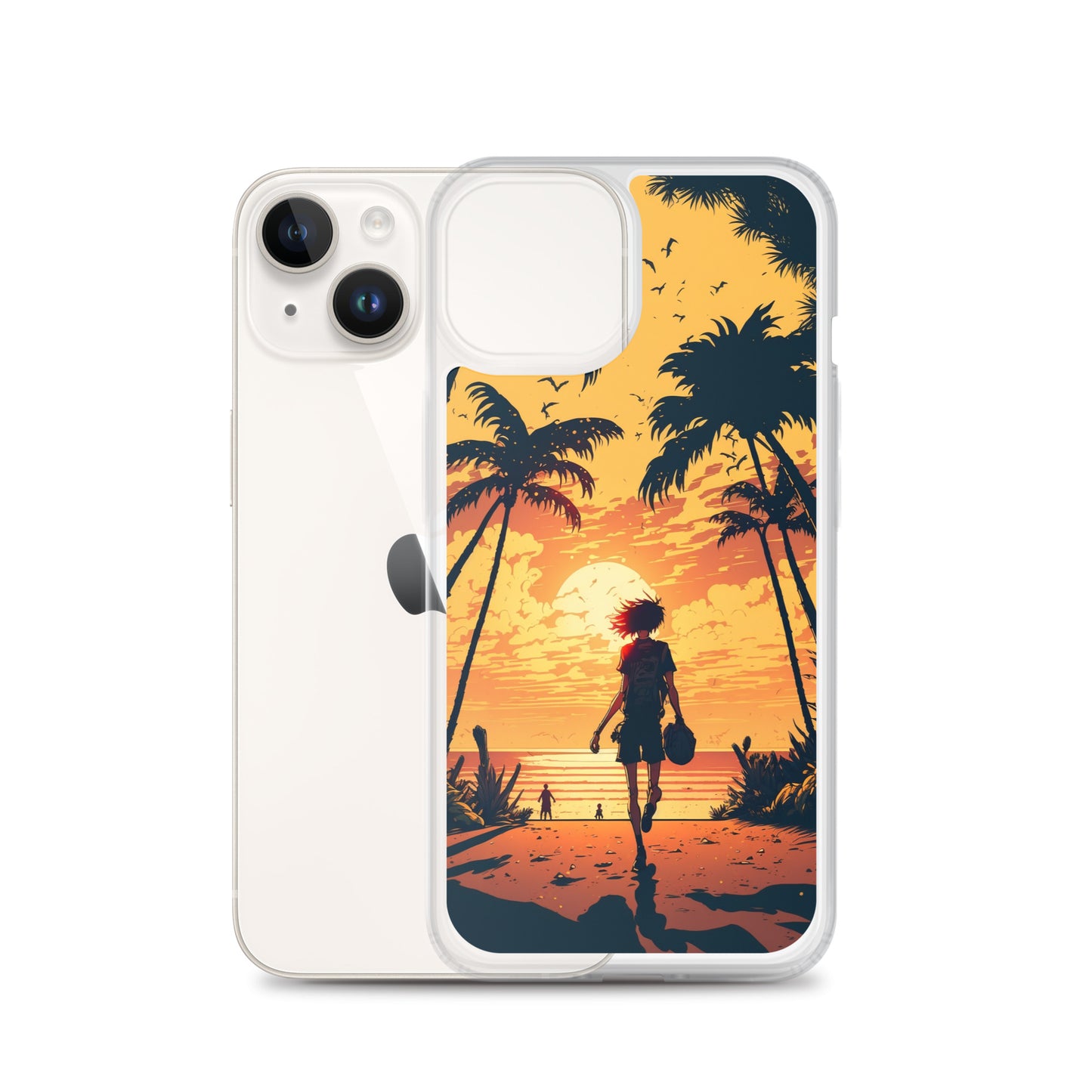 iPhone Case - Sunset Beachgoer