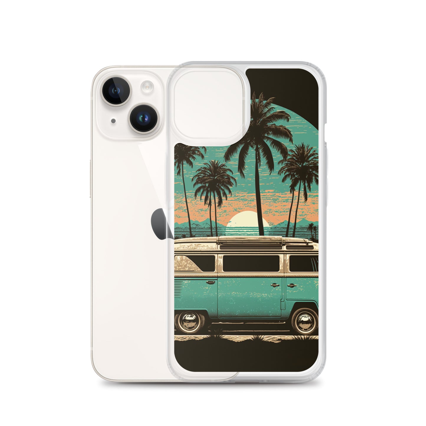 iPhone Case - Teal Beach Camper